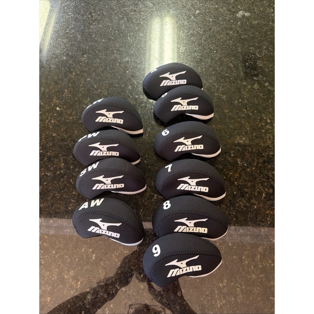 "10Pcs" Golf Iron Headcovers For Mizuno Club Covers 4-9 PASL/W Neoprene